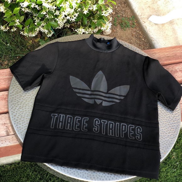 Adidas Black Short Sleeve Tee Turtleneck - Picture 9 of 9